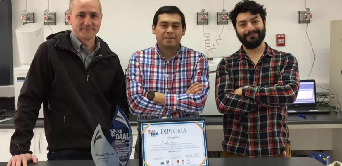 Investigador asociado del CRHIAM recibió galardón a mejor presentación oral en el XII Taller y Simposio Latinoamericano en Digestión Anaerobia