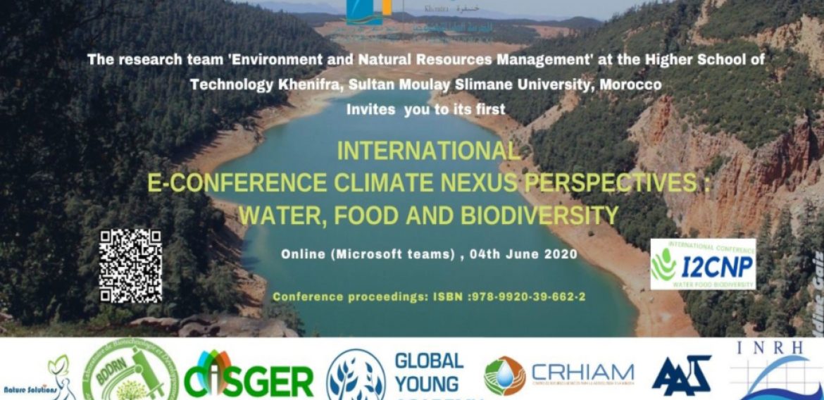 CRHIAM participa como organizador de la 1ra conferencia internacional online “Climate Nexus Perspectives”