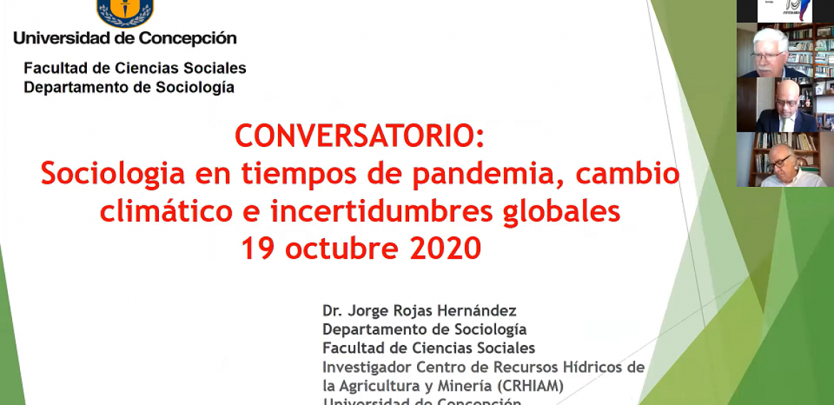 Investigador asociado participó en conversatorio sobre desafíos de la sociología en tiempos de pandemia