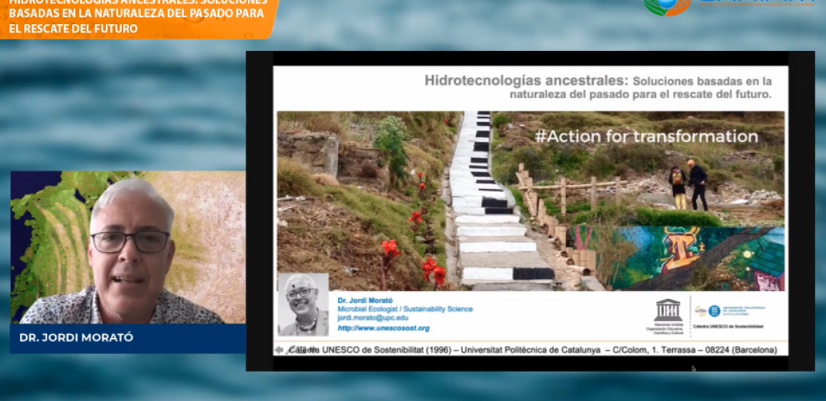 Webinar Internacional CRHIAM abordó el uso de tecnologías ancestrales para la gestión del agua