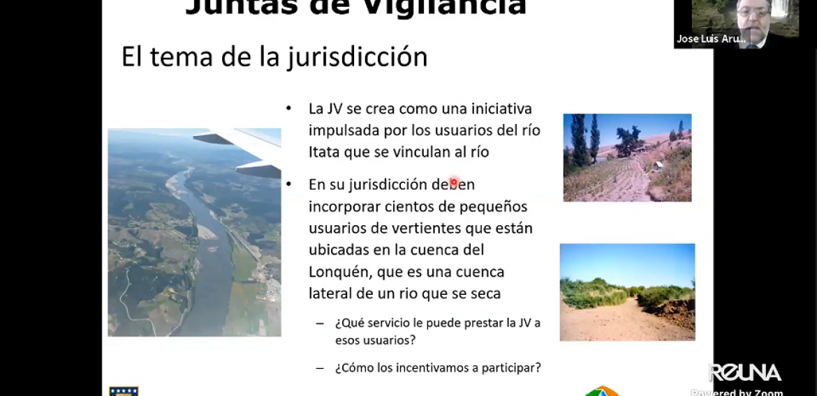 Investigador CRHIAM expuso en Jornadas de Derecho y Gestión del Agua