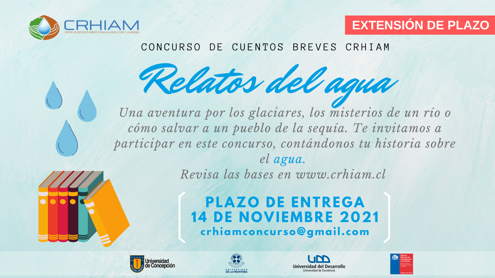 Concurso de cuentos CRHIAM “Relatos del agua” | CRHIAM