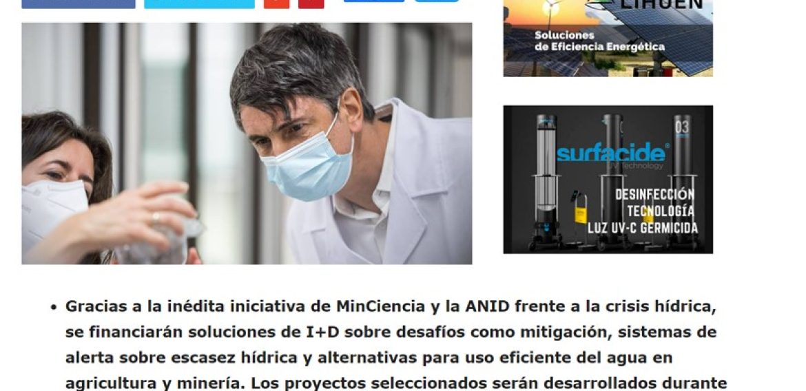 Gobierno destina $6 mil millones para acelerar 21 proyectos de ciencia y tecnología para enfrentar la sequía