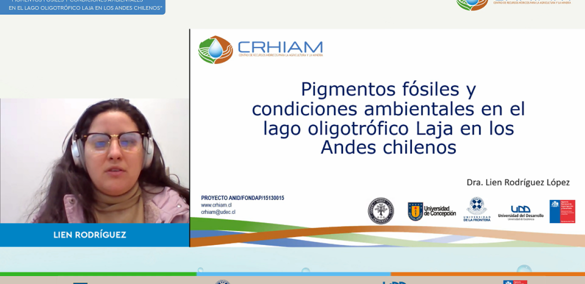 Ciclo de Charlas CRHIAM presentó estudio sobre condiciones ambientales del lago Laja