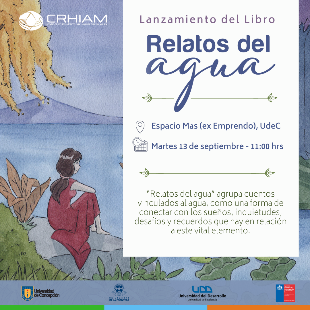 Lanzamiento libro Relatos del Agua | CRHIAM