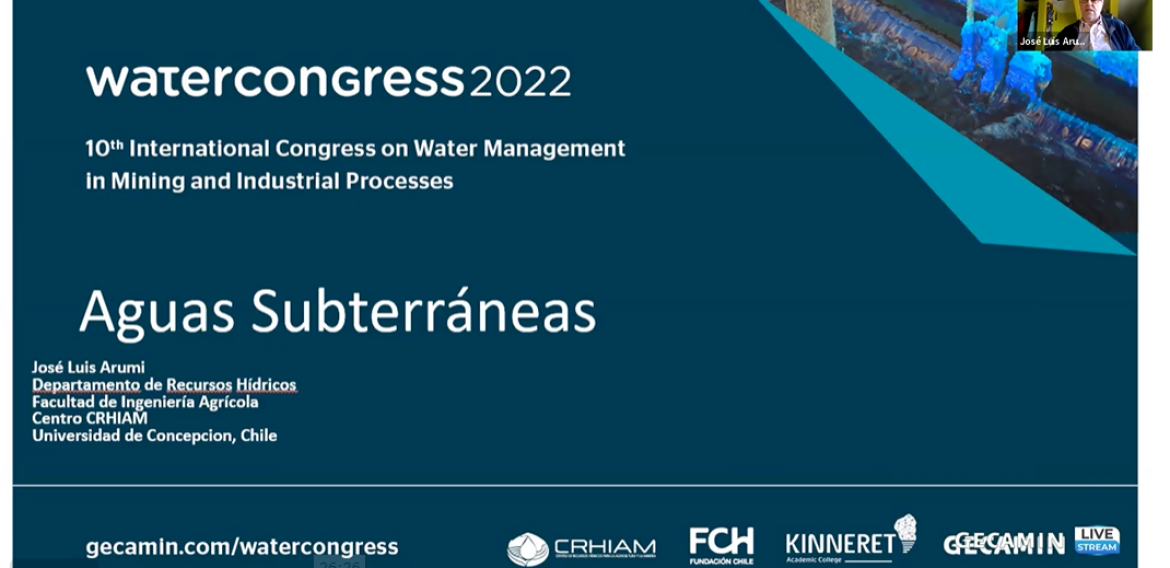 CRHIAM dictó curso técnico sobre aguas subterráneas en el ciclo hidrológico para precongreso de Water Congress