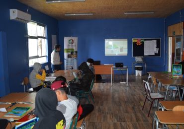 Estudiantes de la comuna de Llico pudieron conocer sobre el ciclo hidrológico