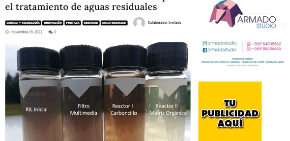 Investigadores UFRO convierten carboncillo en un efectivo material para el tratamiento de aguas residuales