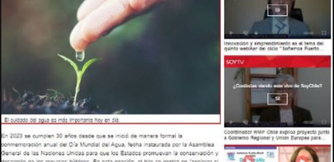 Una mejor gestión del agua se hace cada vez más urgente en nuestras vidas