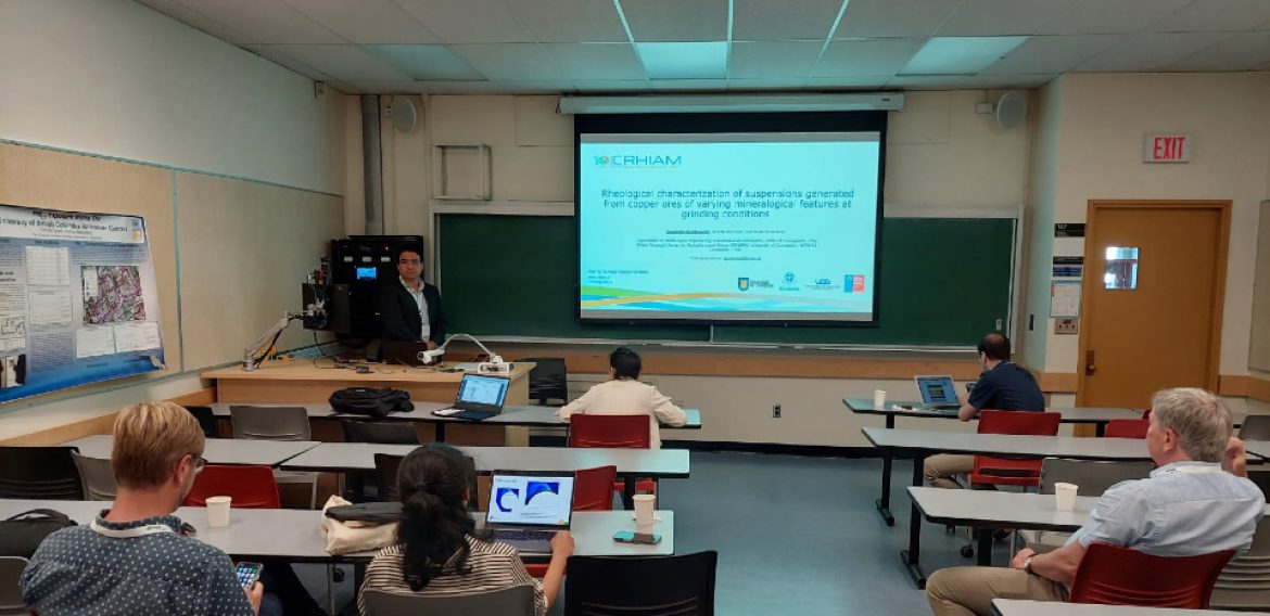 Investigadores de CRHIAM participan de la 8th Pacific Rim Conference on Rheology en Vancouver