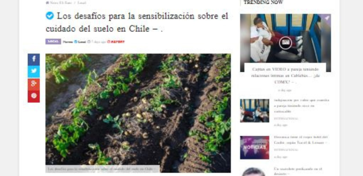 Los desafíos para la concientización del cuidado de suelos en Chile