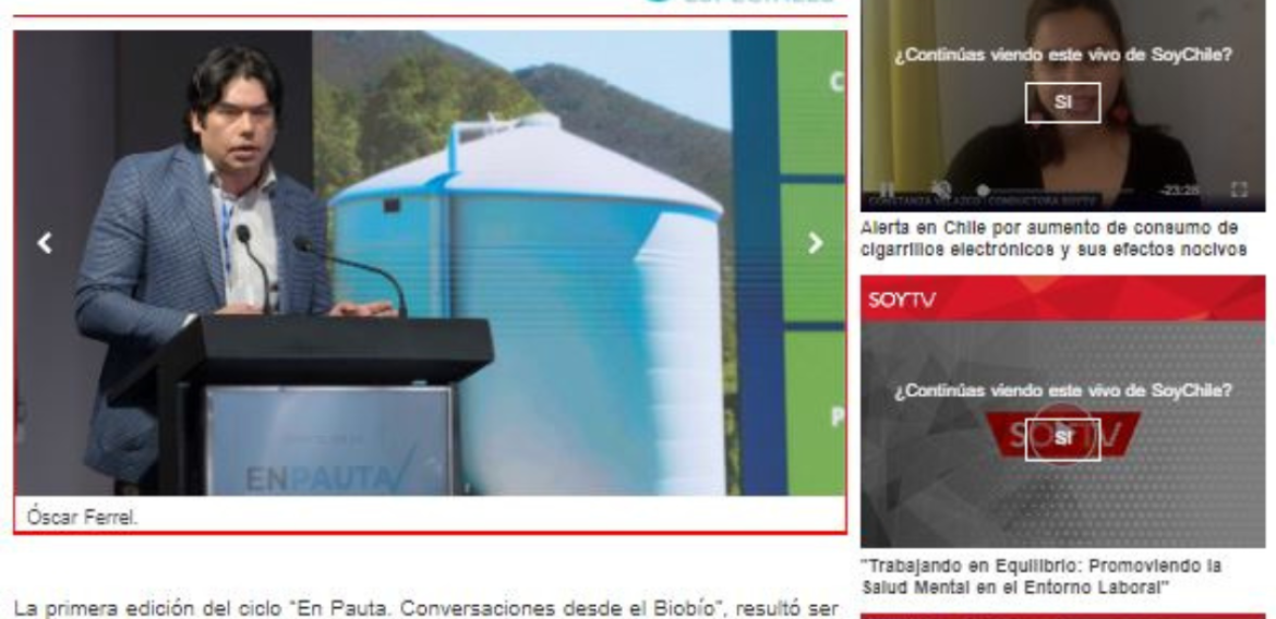 Ciclo “En Pauta” reunió a expertos en torno a la búsqueda de un uso más sostenible del agua en Biobío