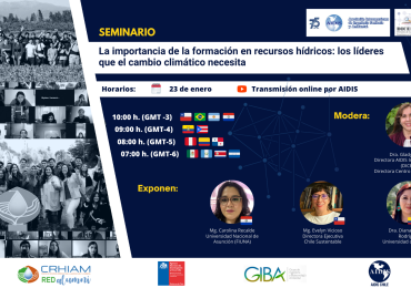 CRHIAM oficializa el lanzamiento de su Red Alumni en seminario “La importancia de la formación en Recursos Hídricos: los líderes que el Cambio Climático necesita”