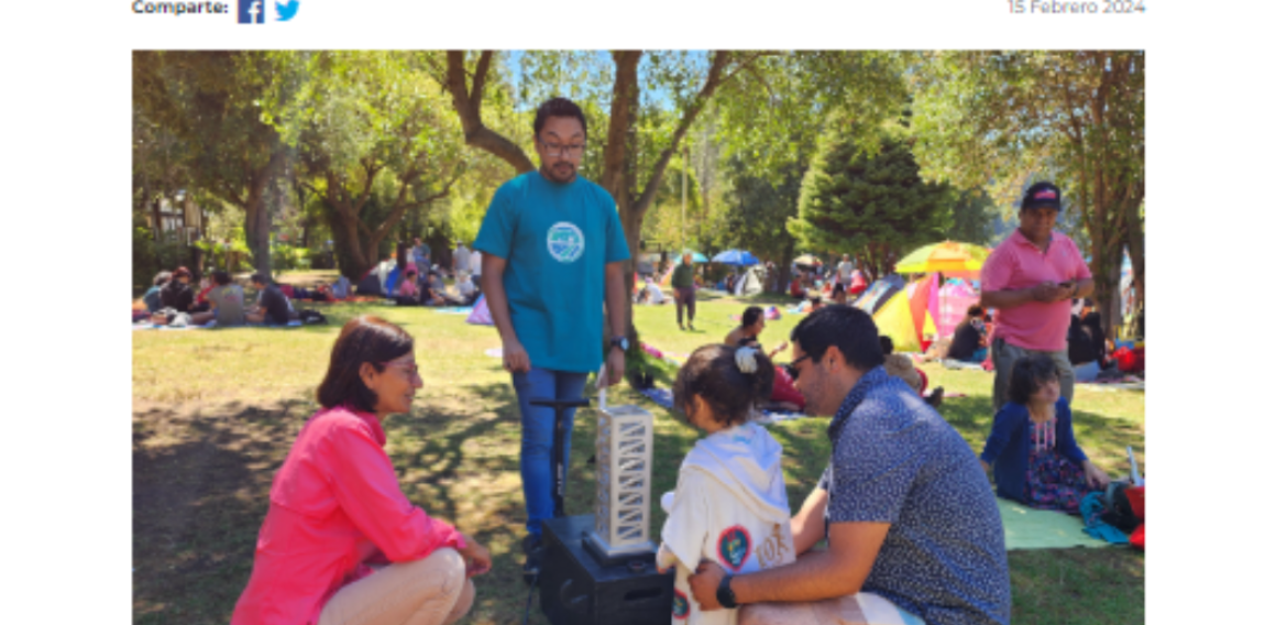 Niñas y niños disfrutaron con actividades científicas en el Balneario de San Pedro de la Paz