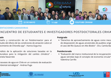 Lanzamiento del Seminario «Presentaciones Ganadoras VI Encuentro de Estudiantes e Investigadores Postdoctorales CRHIAM»