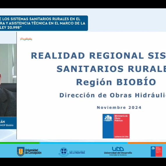 Ciclo de Charlas abordó la realidad regional de los servicios sanitarios rurales en el Biobío