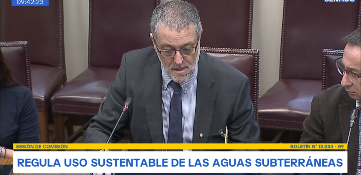 Dr. José Luis Arumí expuso en Comisión de Recursos Hídricos, Desertificación y Sequía del Senado