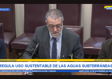 Dr. José Luis Arumí expuso en Comisión de Recursos Hídricos, Desertificación y Sequía del Senado